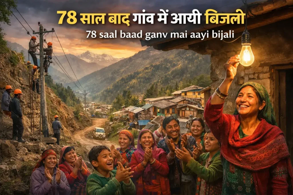 78 साल बाद गांव में पहुंची बिजली | उत्तराखंड के ग्वाल देव गांव की कहानी